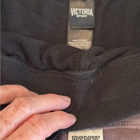 Victoria Sport and Pink by Victoria’s Secret Black and Purple Pajama Shorts Smal - Picture 2 of 9